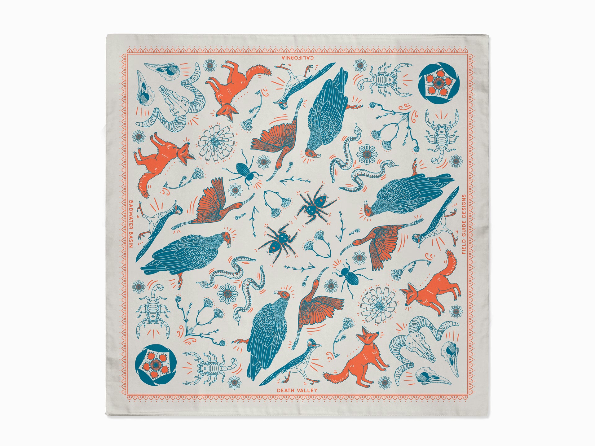Badwater Basin - Death Valley Bandana - Natural
