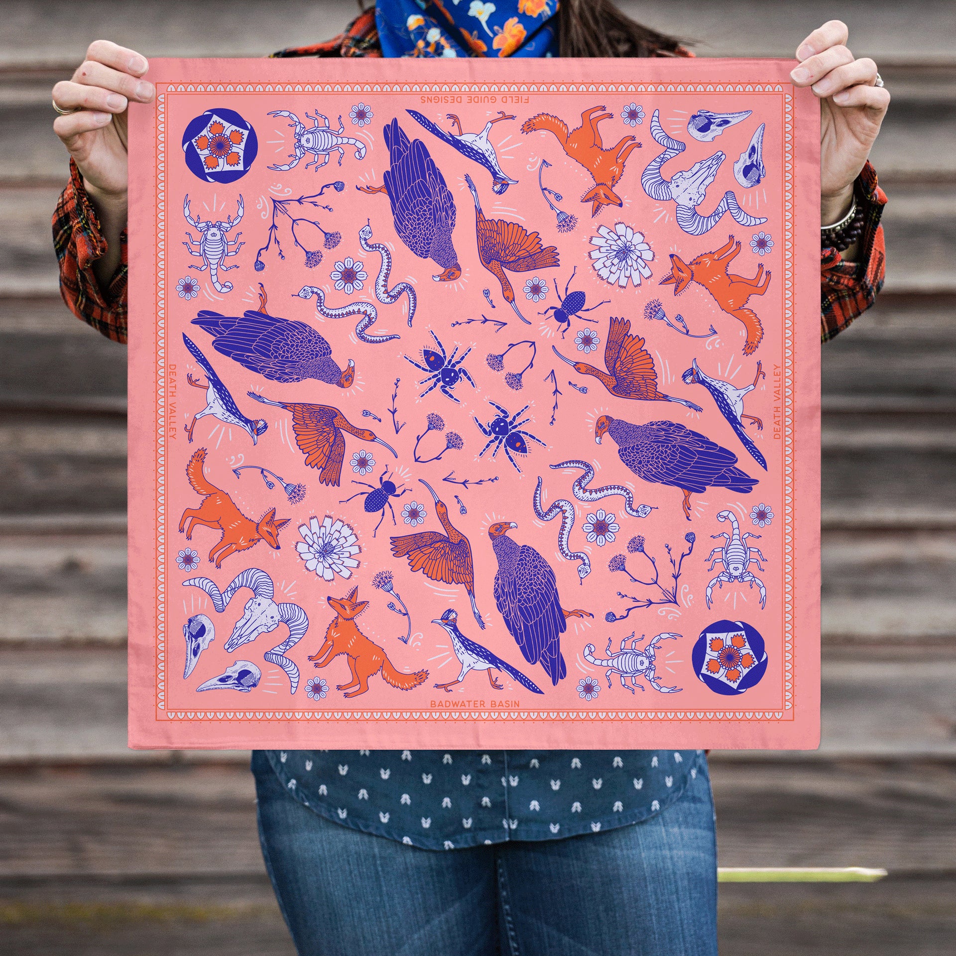 Badwater Basin - Death Valley Bandana - Bright Sunset