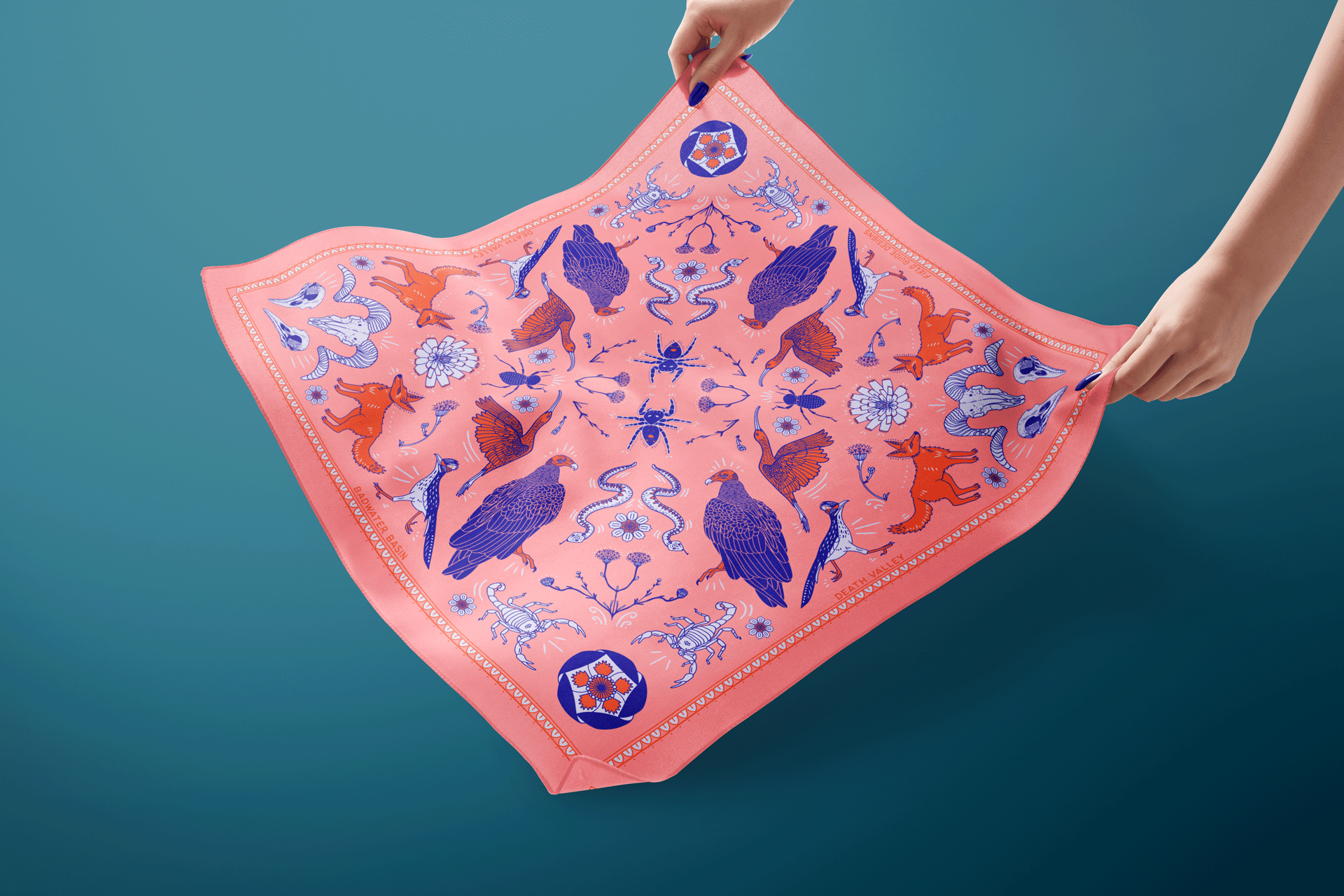 Badwater Basin - Death Valley Bandana - Bright Sunset