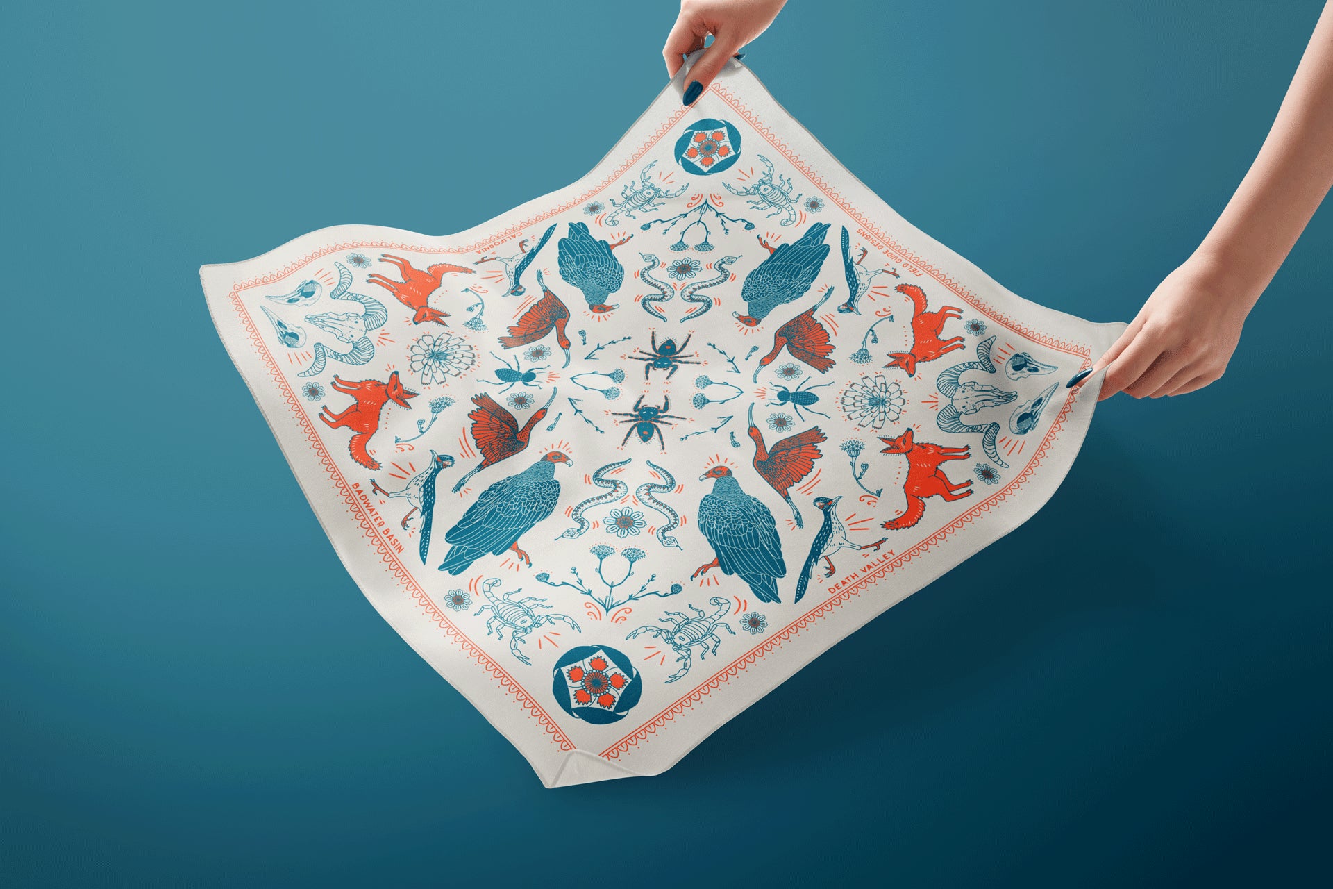 Badwater Basin - Death Valley Bandana - Natural
