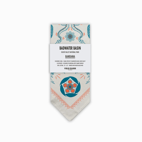 Badwater Basin - Death Valley Bandana - Natural