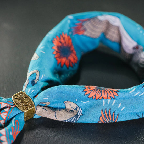 Vintage Loop Bandana Slide