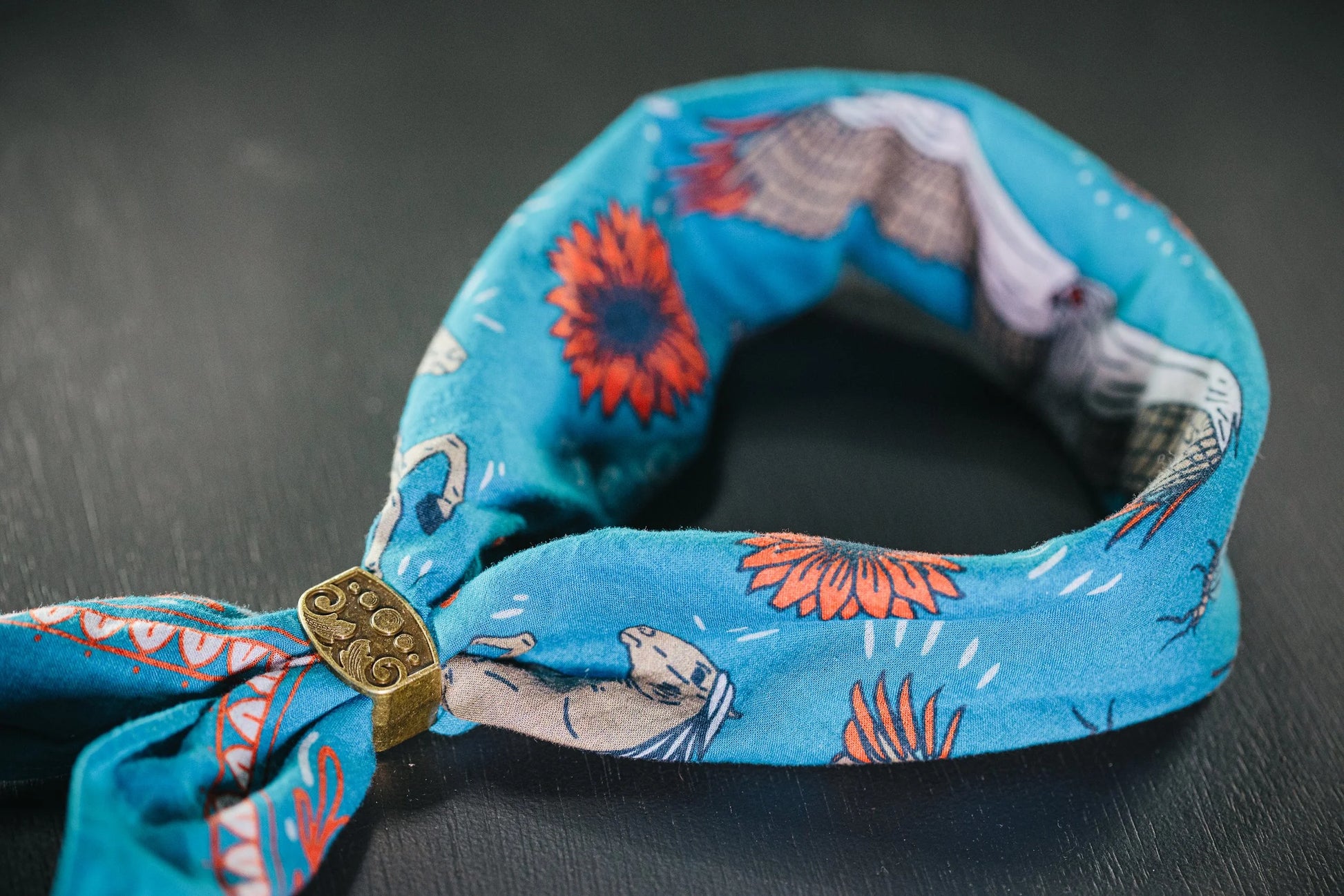 Vintage Loop Bandana Slide