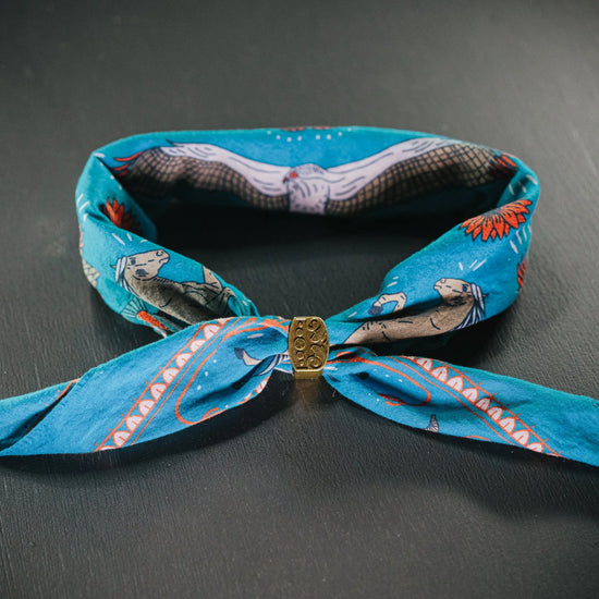 Vintage Loop Bandana Slide
