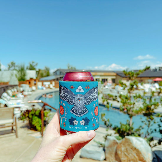 Whitefish Mountain, Montana Slap Koozie
