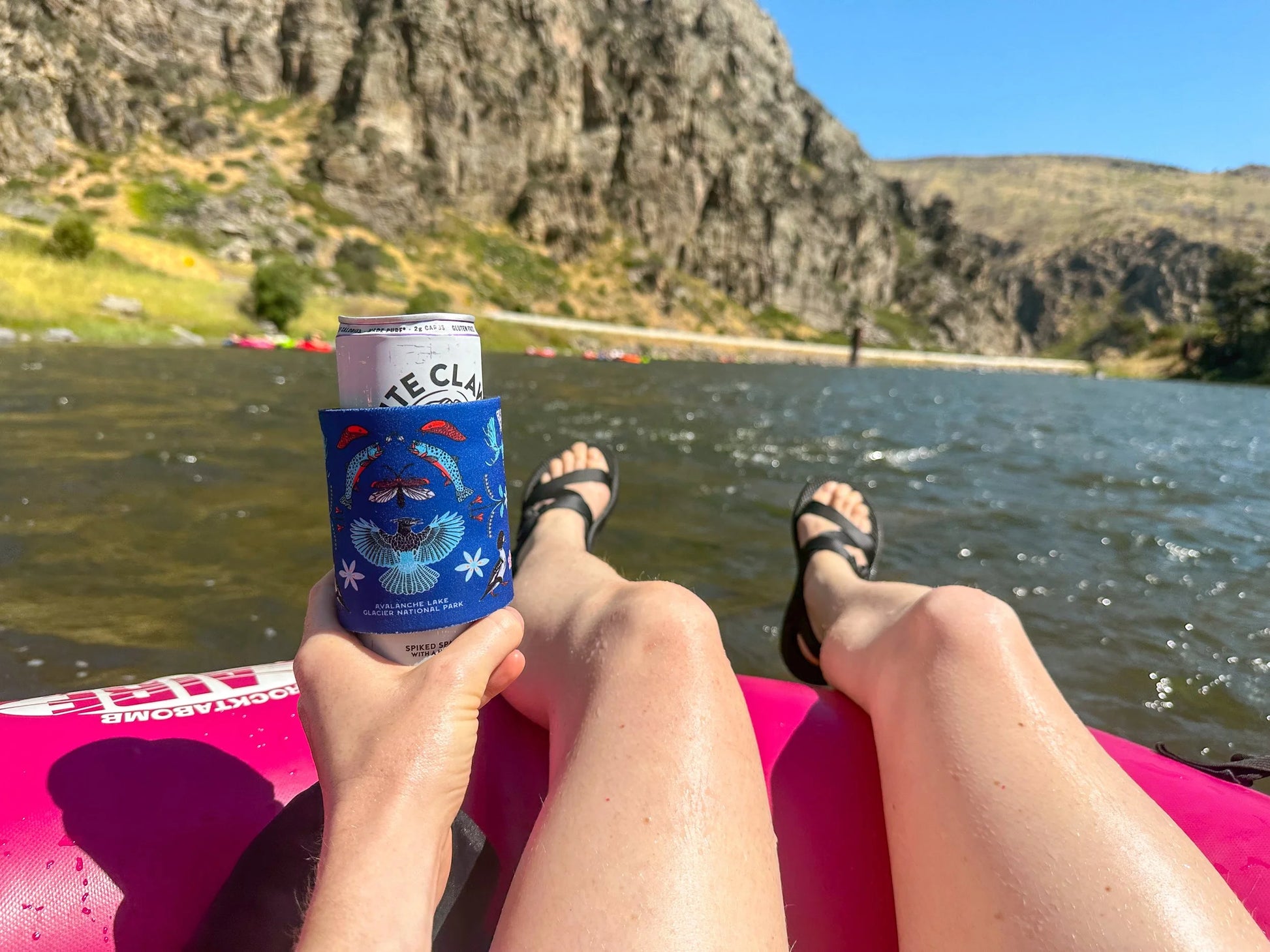 Whitefish Mountain, Montana Slap Koozie
