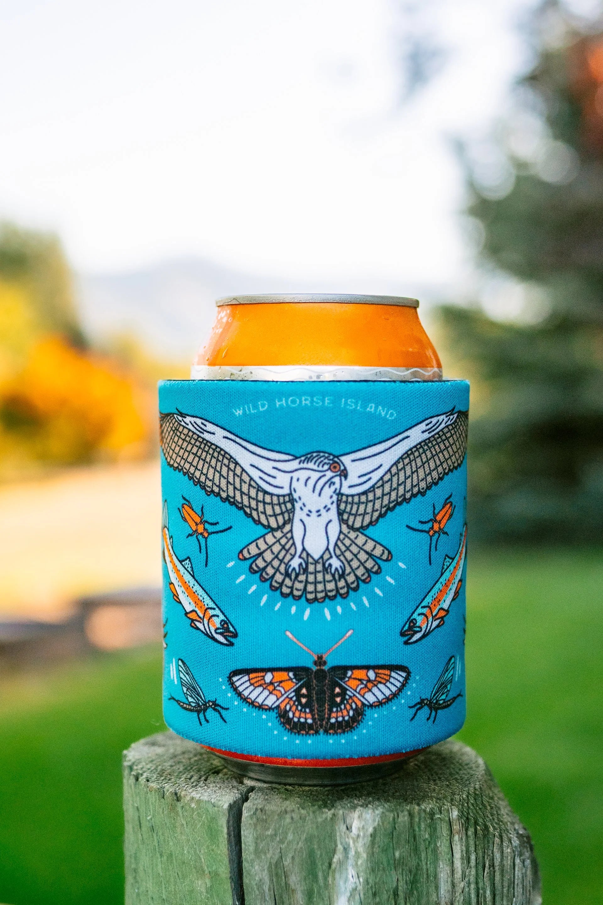 Wild Horse Island, Flathead Lake, Montana Slap Koozie