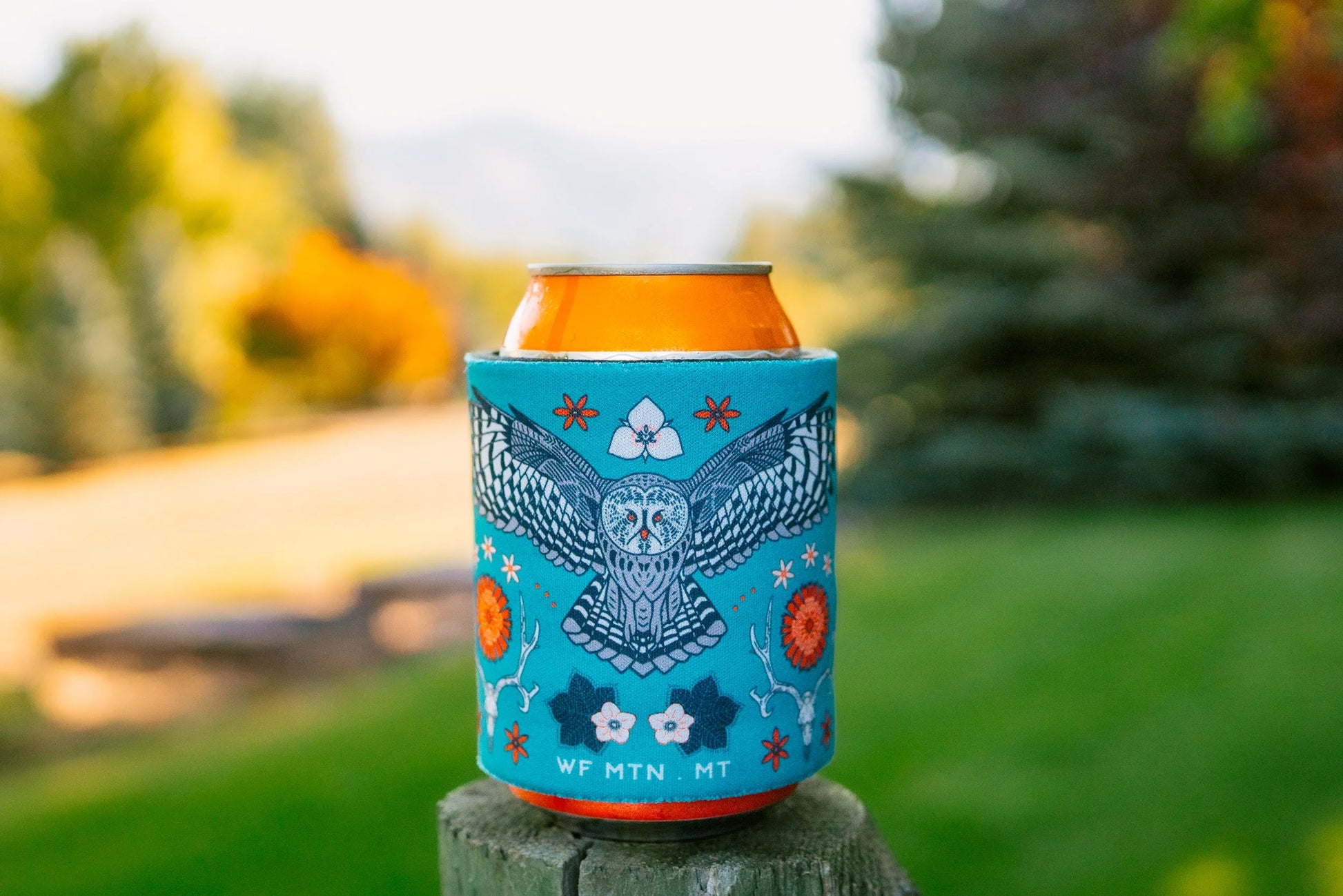 Whitefish Mountain, Montana Slap Koozie