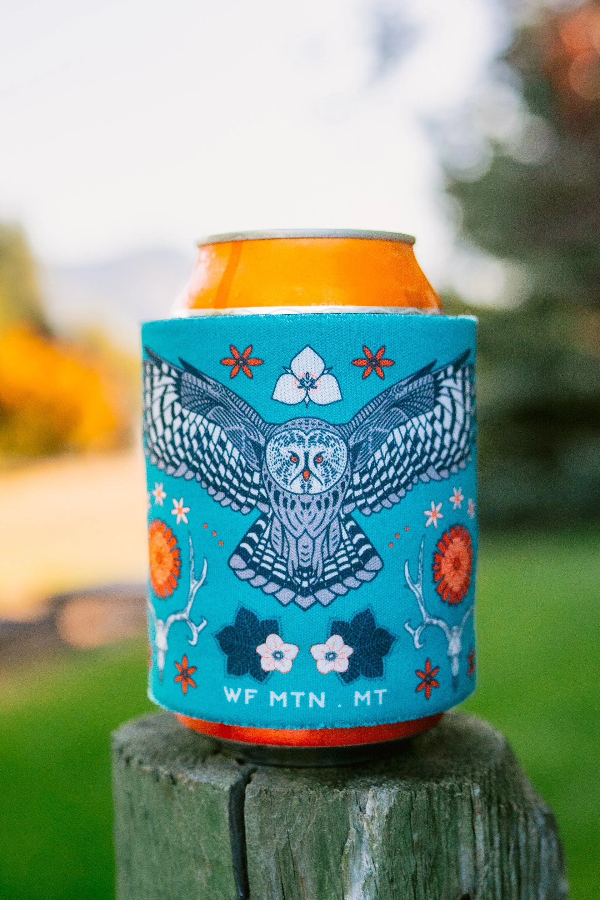 Whitefish Mountain, Montana Slap Koozie