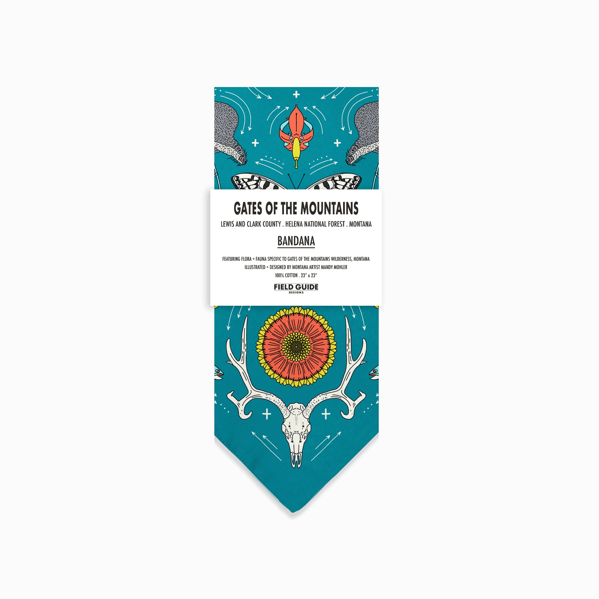 Gates of the Mountains Wilderness - Helena, Montana - Landmark Bandana