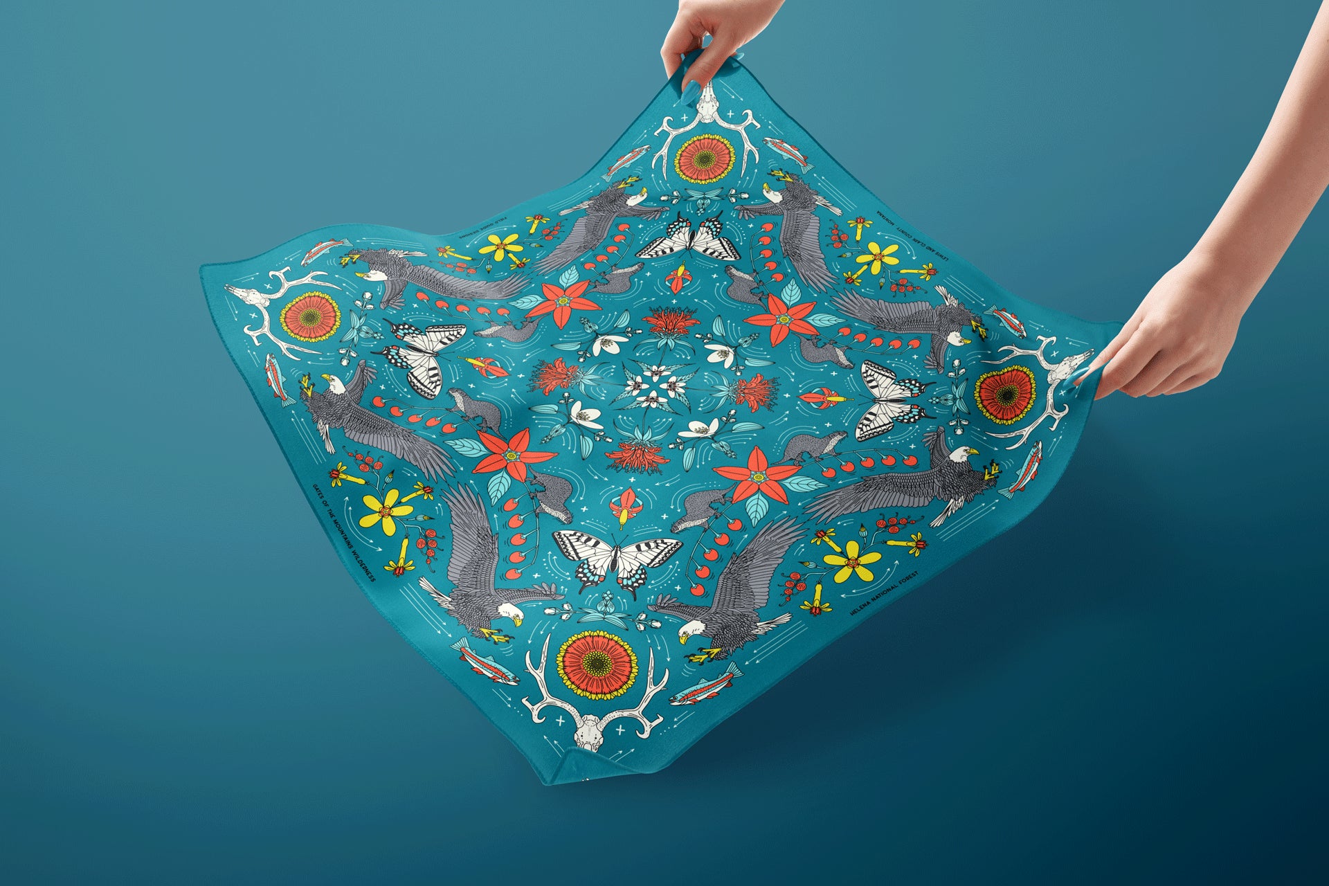 Gates of the Mountains Wilderness - Helena, Montana - Landmark Bandana