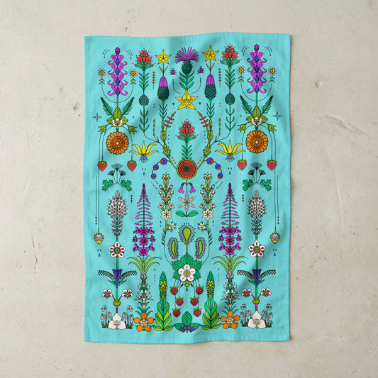 Glacier Wildflowers - Montana - Kitchen Towel