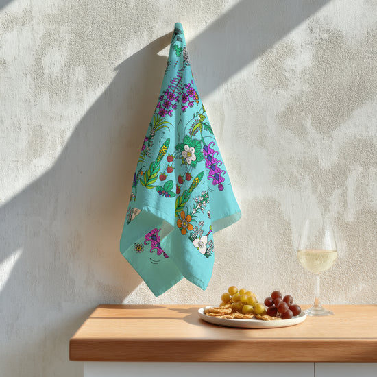 Glacier Wildflowers - Montana - Kitchen Towel