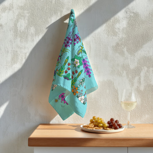 Glacier Wildflowers - Montana - Kitchen Towel