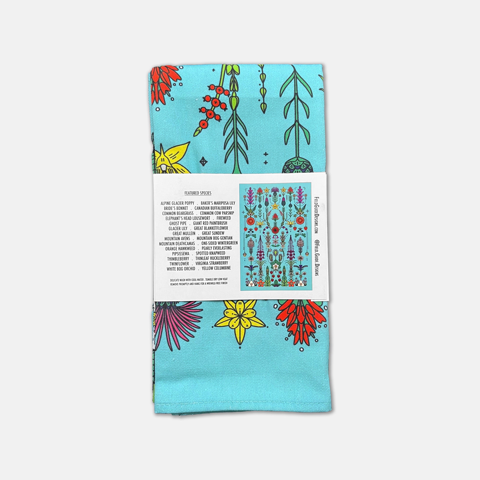 Glacier Wildflowers - Montana - Kitchen Towel