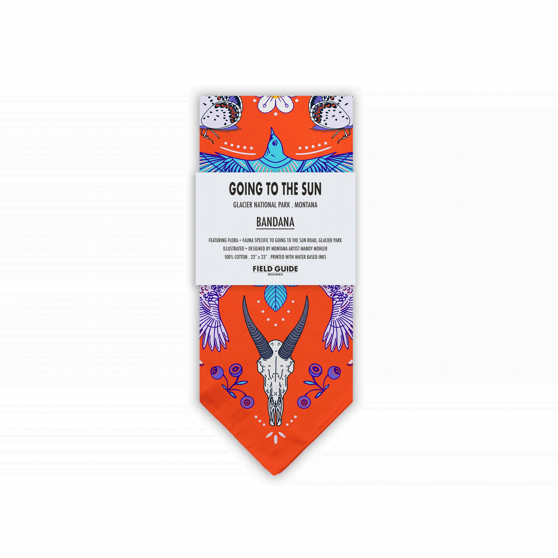 Going To The Sun - Glacier National Park Bandana