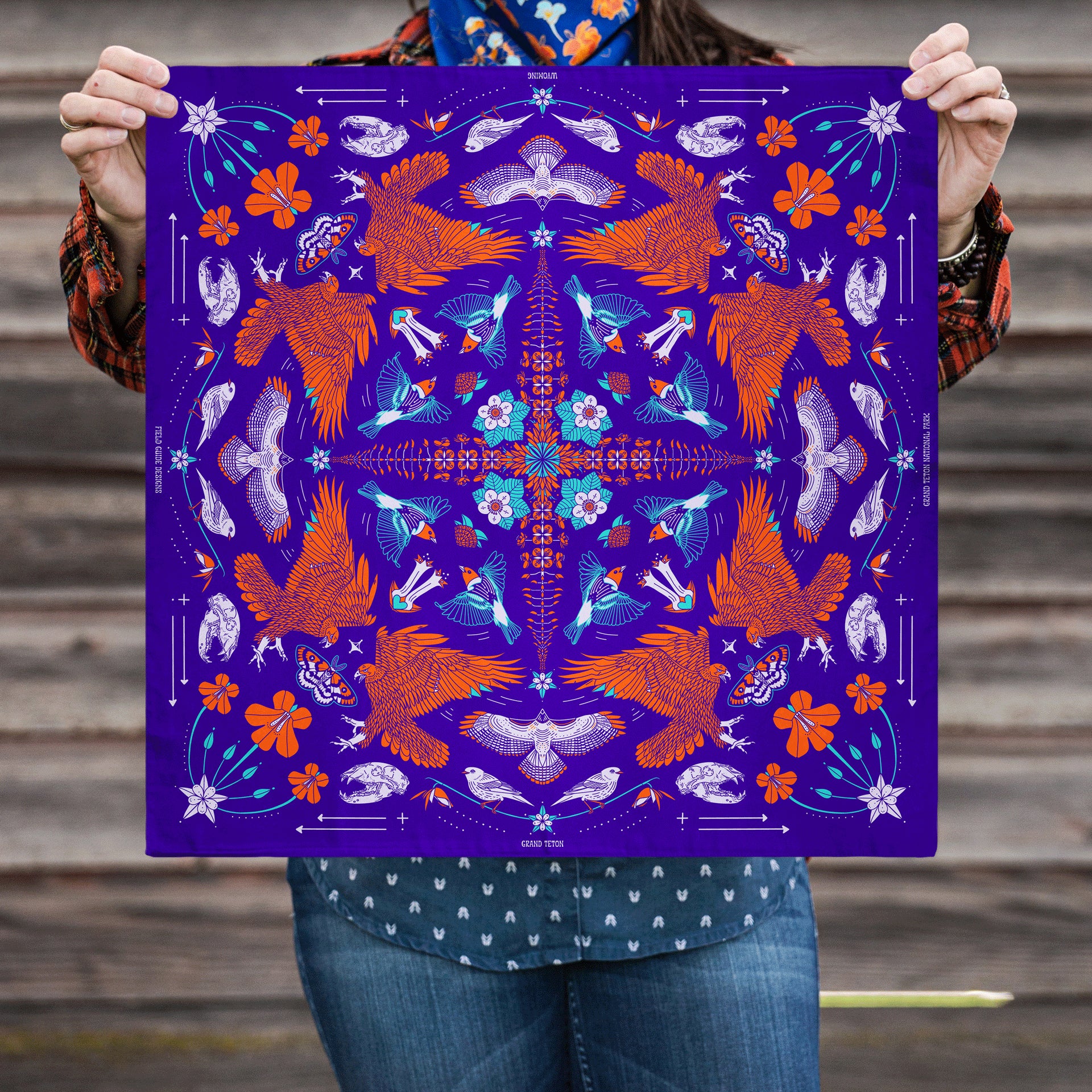 Grand Teton - Teton National Park - Landmark Bandana