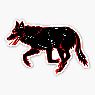 Gray Wolf Sticker