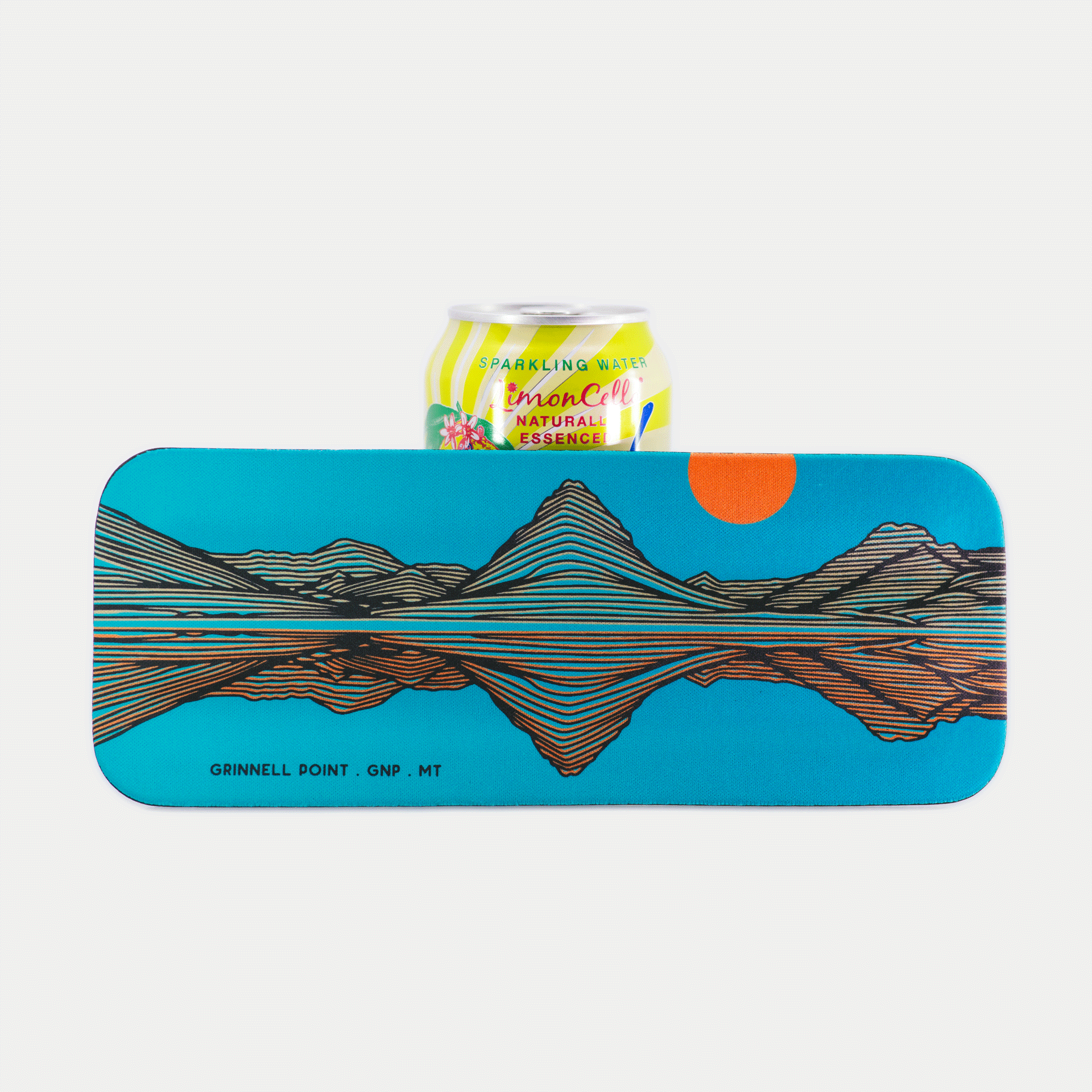 Grinnell Point, Glacier Park, Montana Slap Koozie
