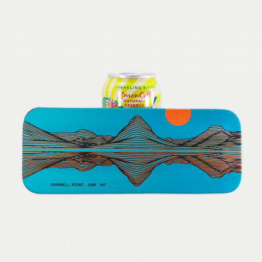 Grinnell Point, Glacier Park, Montana Slap Koozie