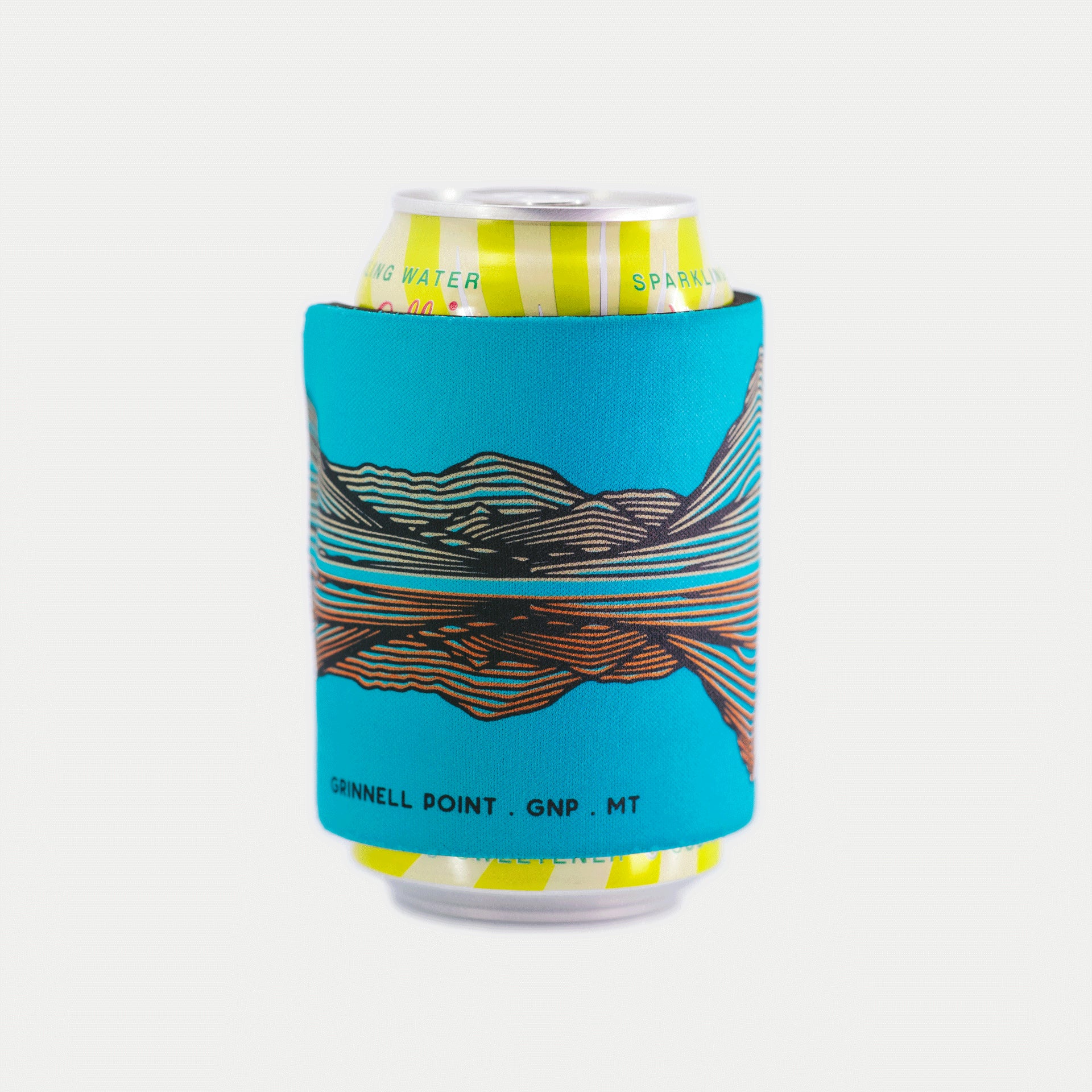 Grinnell Point, Glacier Park, Montana Slap Koozie