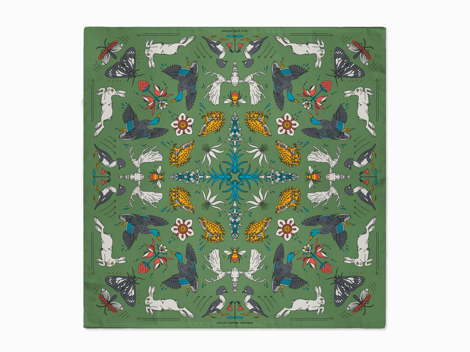 Hyalite Canyon - Bozeman, Montana - Landmark Bandana