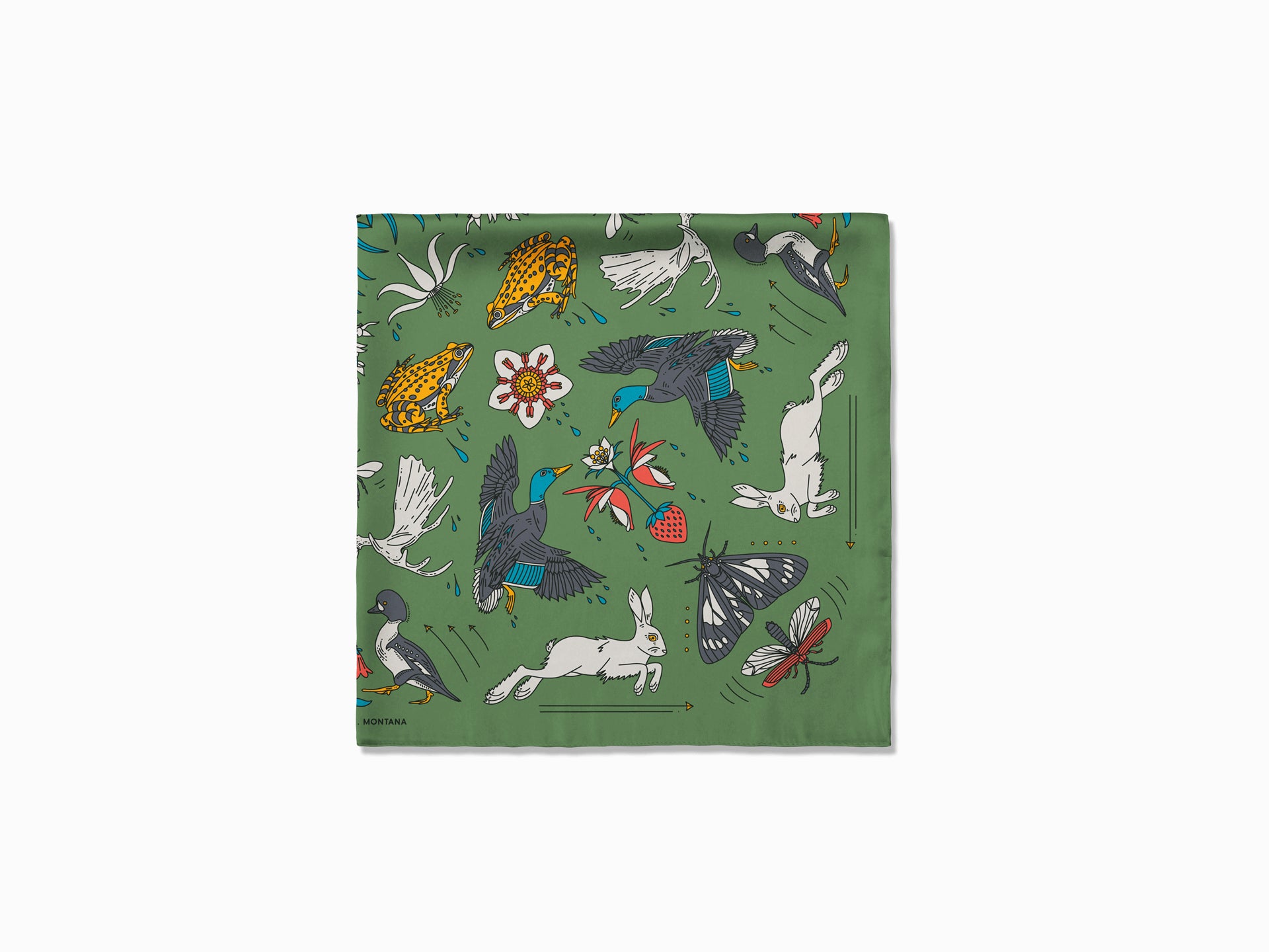 Hyalite Canyon - Bozeman, Montana - Landmark Bandana