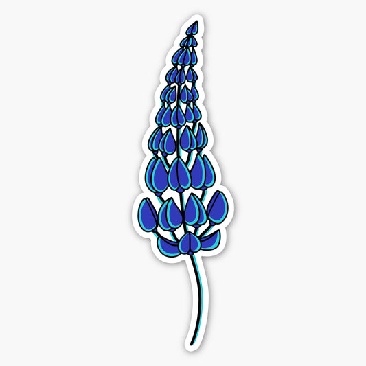 Lupine Wildflower Sticker