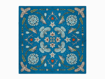 Longs Peak - Rocky Mountain National Park - Colorado - Landmark Bandana - Blue