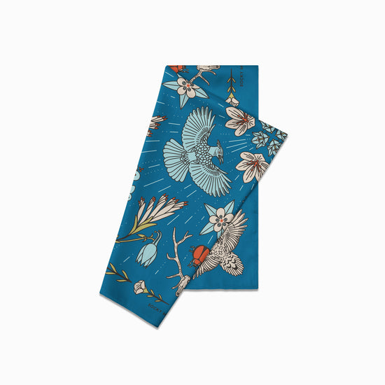 Longs Peak - Rocky Mountain National Park - Colorado - Landmark Bandana - Blue