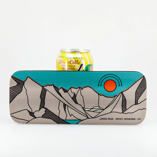 Longs Peak, Rocky Mountain National Park, Colorado Slap Koozie - Gray