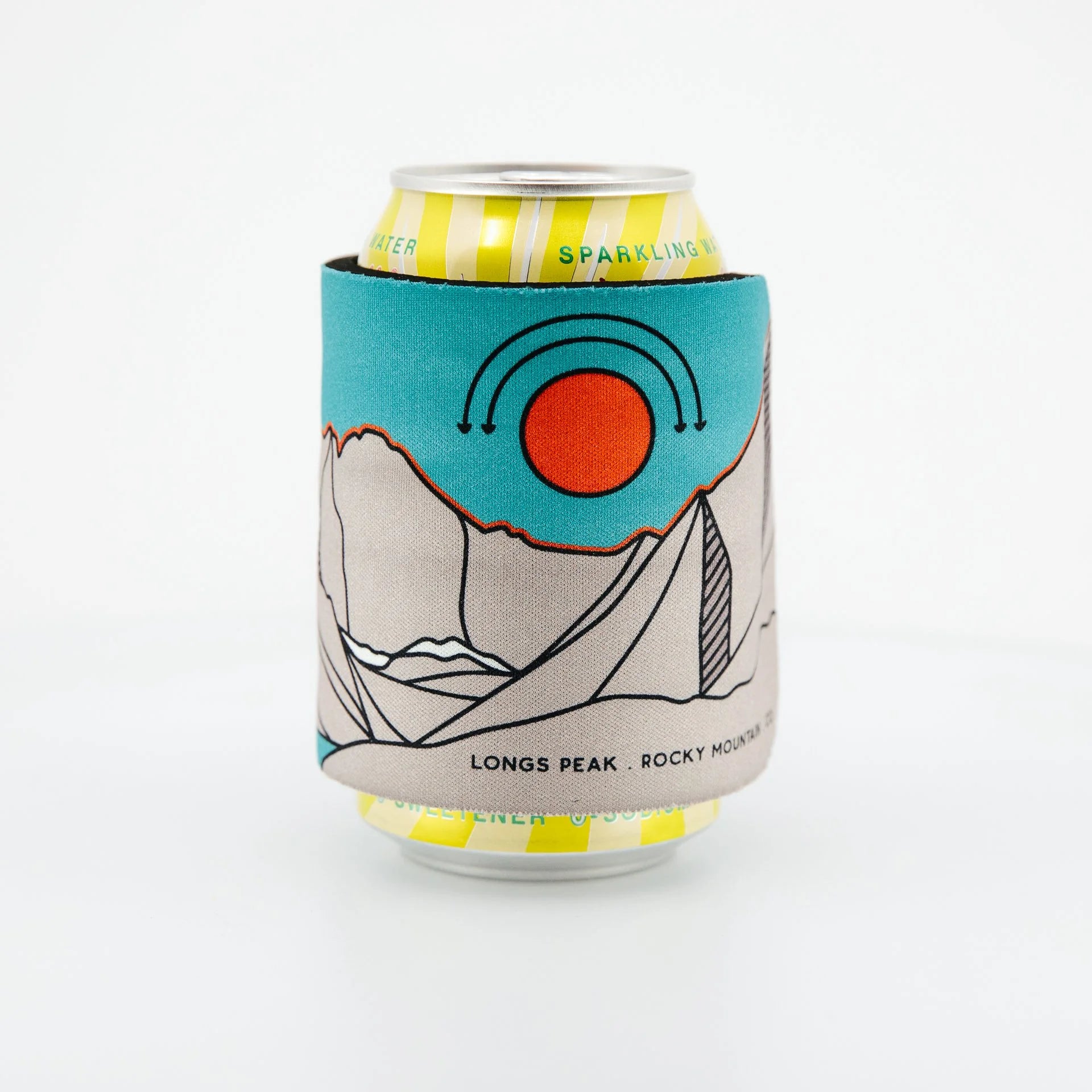 Longs Peak, Rocky Mountain National Park, Colorado Slap Koozie - Gray