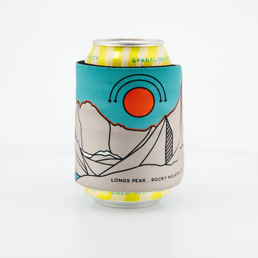Longs Peak, Rocky Mountain National Park, Colorado Slap Koozie - Gray