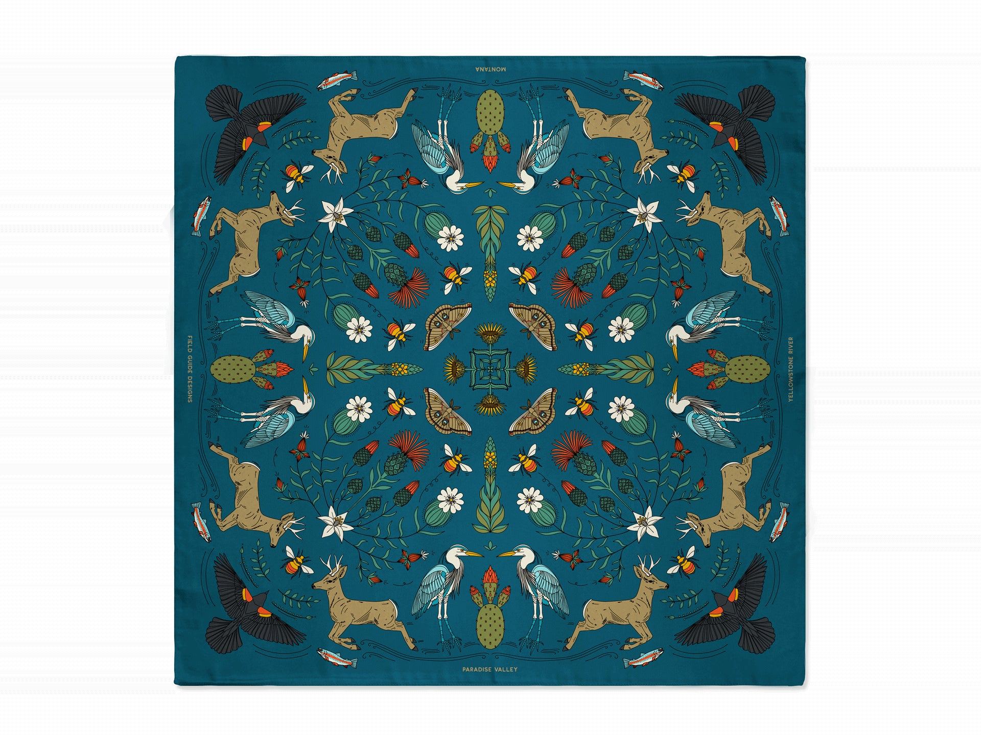 Paradise Valley - Yellowstone River - Montana - Landmark Bandana