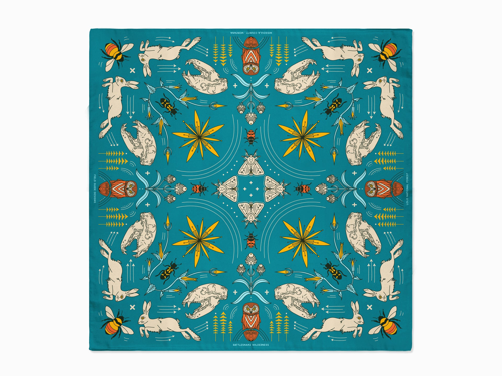 Rattlesnake Wilderness - Missoula, Montana - Landmark Bandana