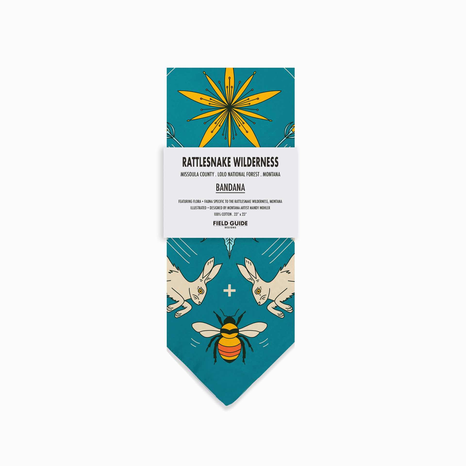 Rattlesnake Wilderness - Missoula, Montana - Landmark Bandana