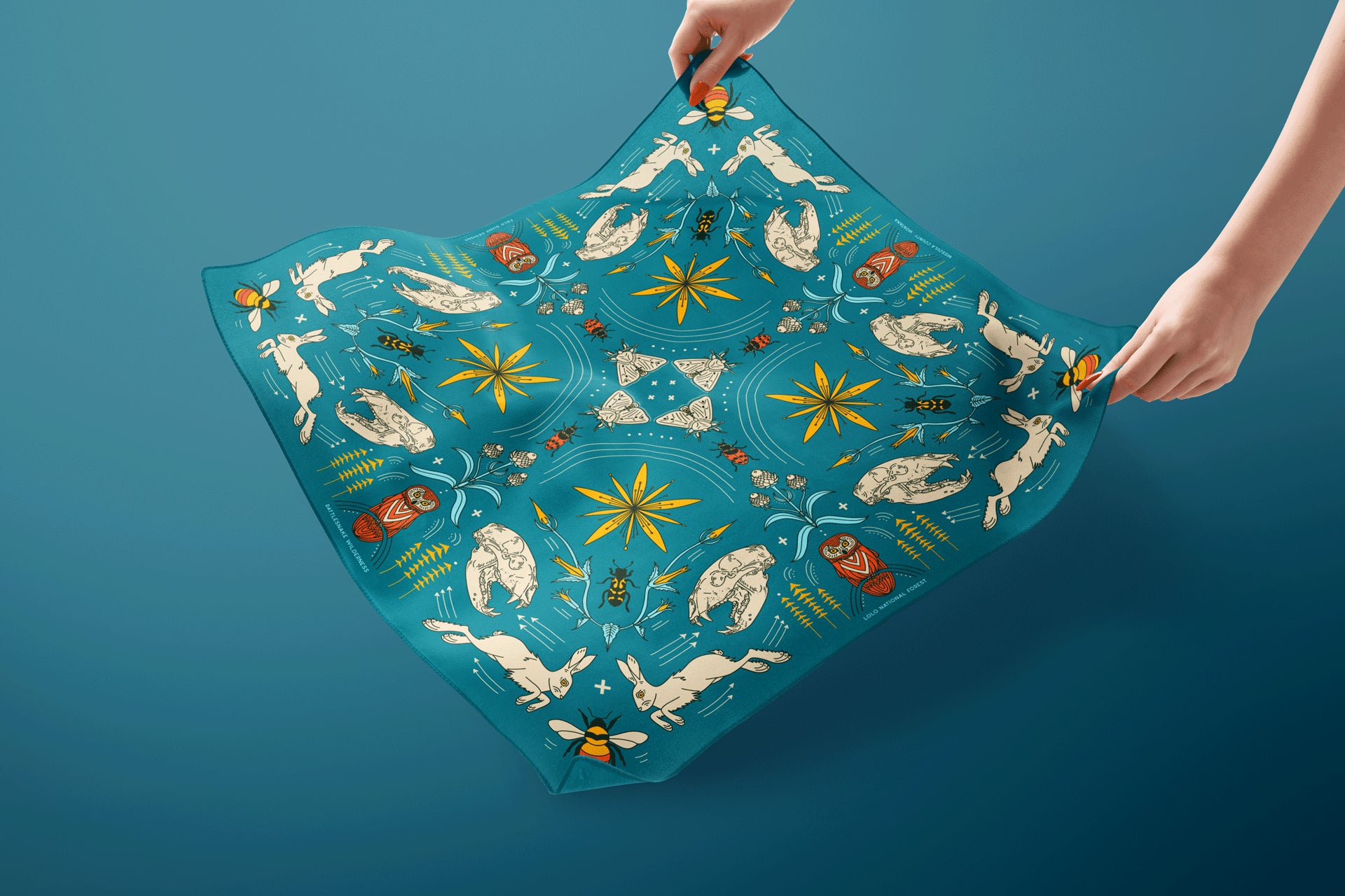 Rattlesnake Wilderness - Missoula, Montana - Landmark Bandana