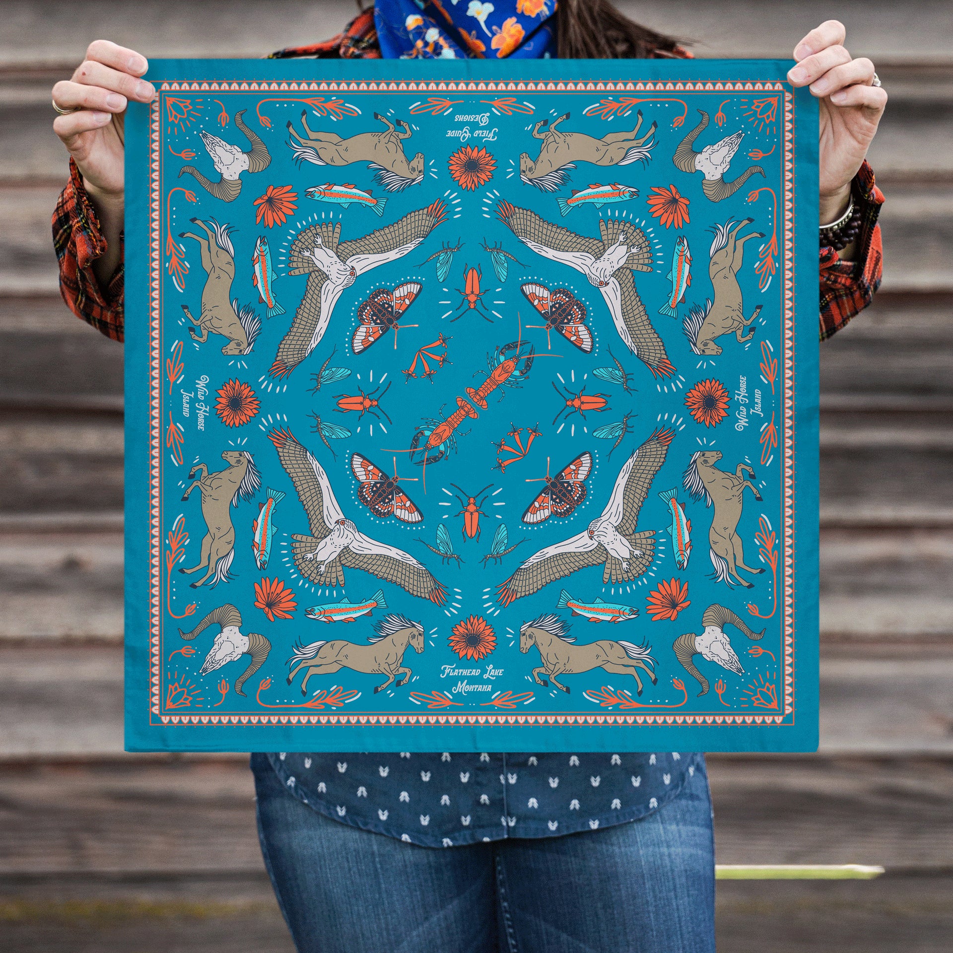 Wild Horse Island - Flathead Lake - Montana - Bandana