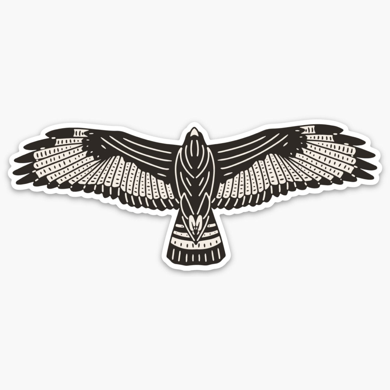 Zone Tailed Hawk Sticker